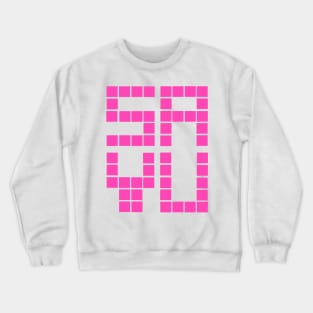 SAYU - pink Crewneck Sweatshirt